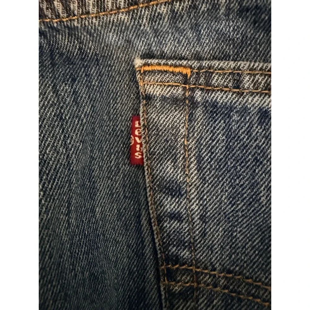 Levis 501 Original Fit Jeans 38x30 Blue Straight Leg Denim Americana Western